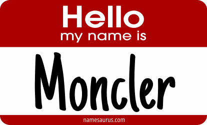 Hello my name is Moncler png download