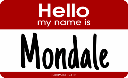 Hello my name is Mondale png download