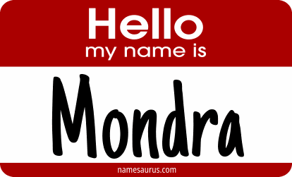 Hello my name is Mondra png download