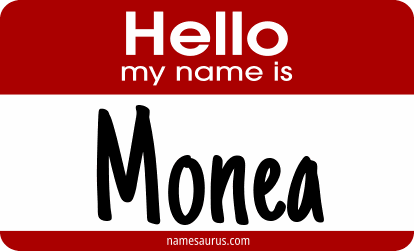 Hello my name is Monea png download