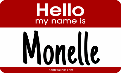 Hello my name is Monelle png download
