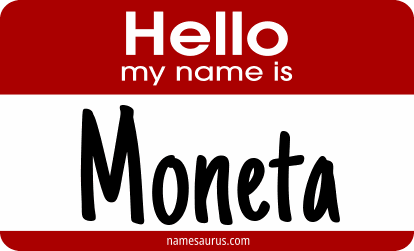 Hello my name is Moneta png download