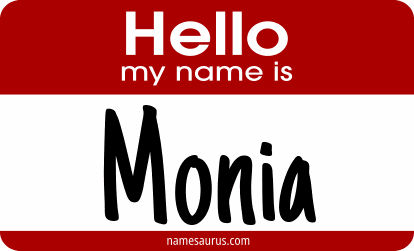 Hello my name is Monia png download