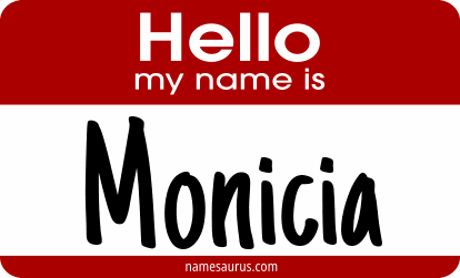 Hello my name is Monicia png download
