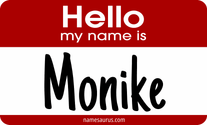 Hello my name is Monike png download