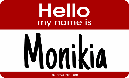 Hello my name is Monikia png download