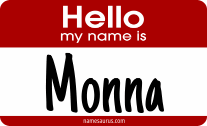 Hello my name is Monna png download