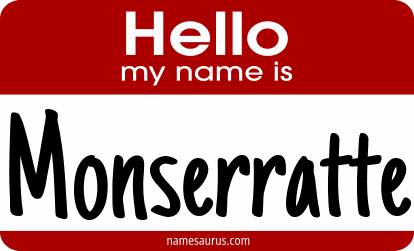 Hello my name is Monserratte png download