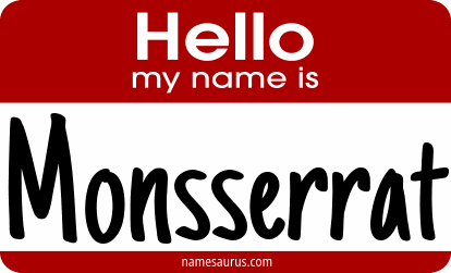 Hello my name is Monsserrat png download