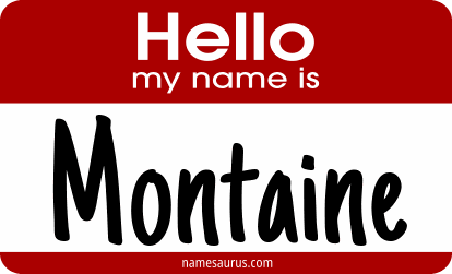 Hello my name is Montaine png download