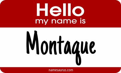 Hello my name is Montaque png download