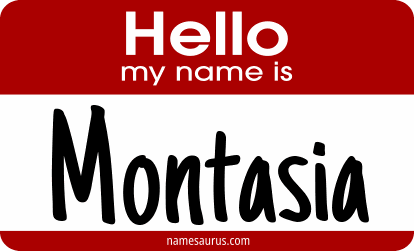 Hello my name is Montasia png download