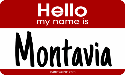Hello my name is Montavia png download
