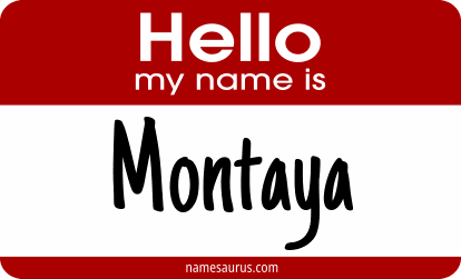Hello my name is Montaya png download