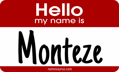Hello my name is Monteze png download