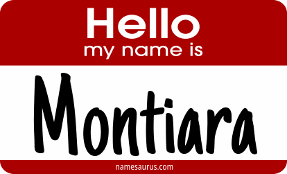 Hello my name is Montiara png download