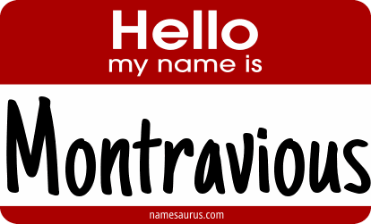 Hello my name is Montravious png download