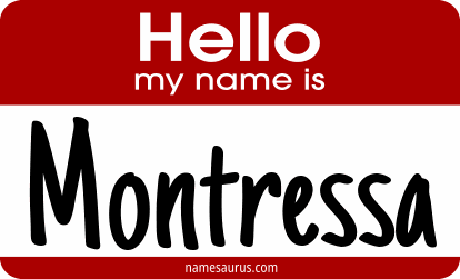 Hello my name is Montressa png download