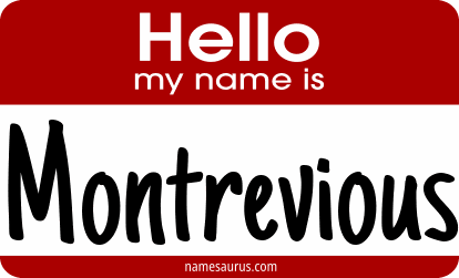 Hello my name is Montrevious png download