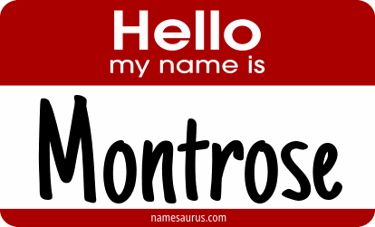 Hello my name is Montrose png download