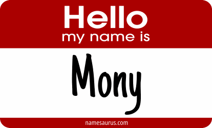 Hello my name is Mony png download