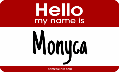 Hello my name is Monyca png download
