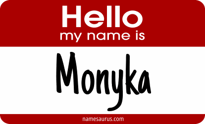 Hello my name is Monyka png download