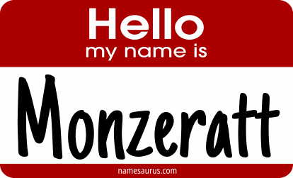 Hello my name is Monzeratt png download
