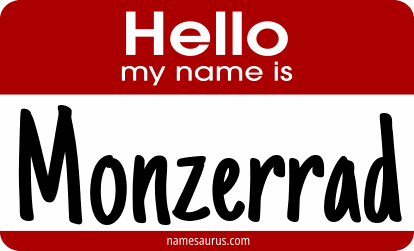 Hello my name is Monzerrad png download