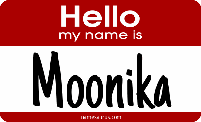 Hello my name is Moonika png download