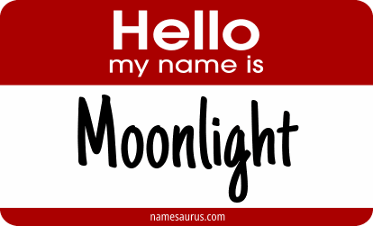 Hello my name is Moonlight png download
