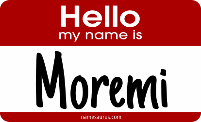 Hello my name is Moremi png download