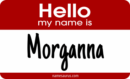 Hello my name is Morganna png download