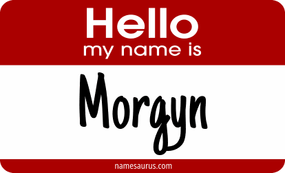 Hello my name is Morgyn png download