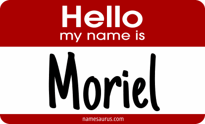 Hello my name is Moriel png download