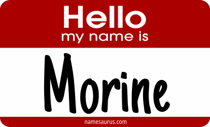 Hello my name is Morine png download