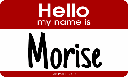 Hello my name is Morise png download