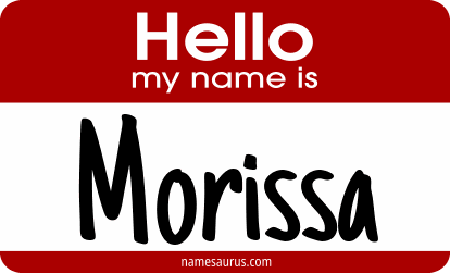 Hello my name is Morissa png download
