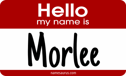 Hello my name is Morlee png download