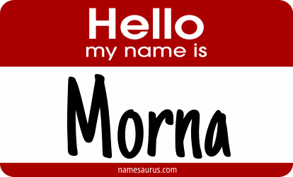 Hello my name is Morna png download