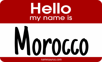 Hello my name is Morocco png download