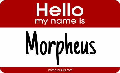 Hello my name is Morpheus png download
