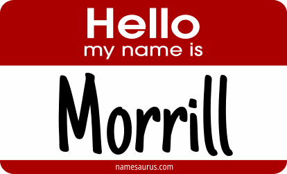 Hello my name is Morrill png download