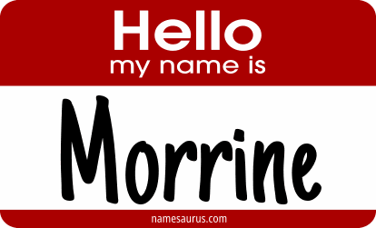 Hello my name is Morrine png download