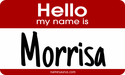 Hello my name is Morrisa png download