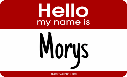 Hello my name is Morys png download