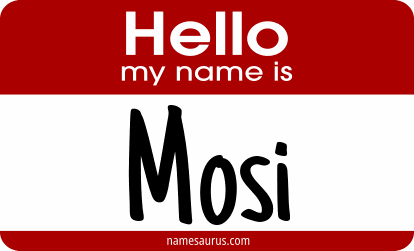 Hello my name is Mosi png download