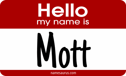 Hello my name is Mott png download