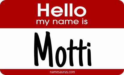 Hello my name is Motti png download