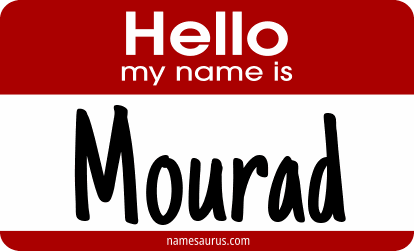 Hello my name is Mourad png download
